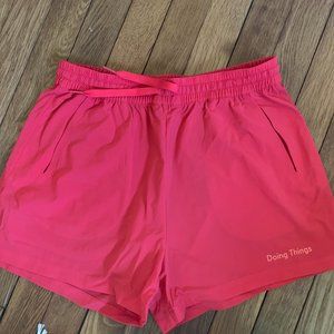 Outdoor Voices Rec Shorts - Vermillion - Size XS